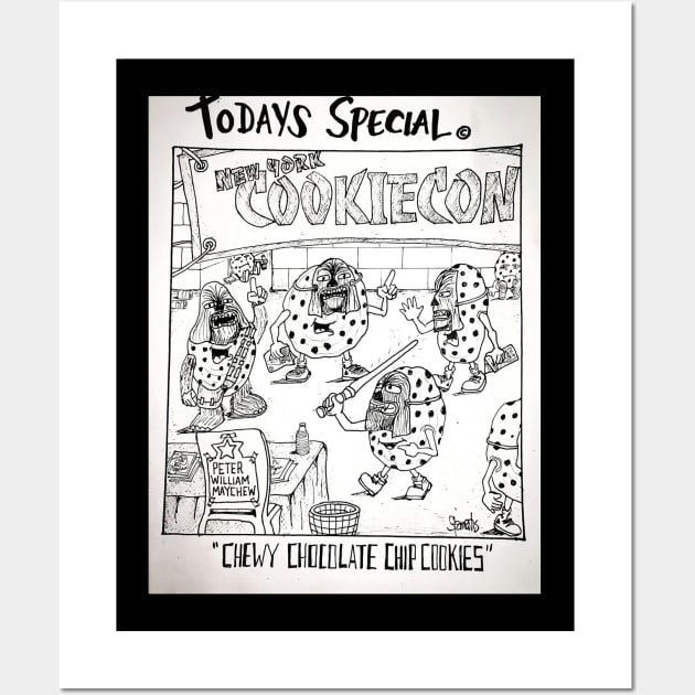 Chewy Chocolate Chip Cookies Wall Art by Today's Special Comic 